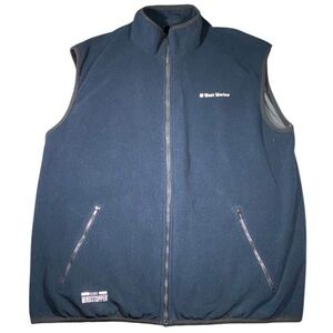 West Marine Vest Men’s XXL Black Gore Windstopper Outdoor Boating Fishing Casual